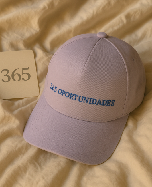Gorra 365 oportunidades blanca