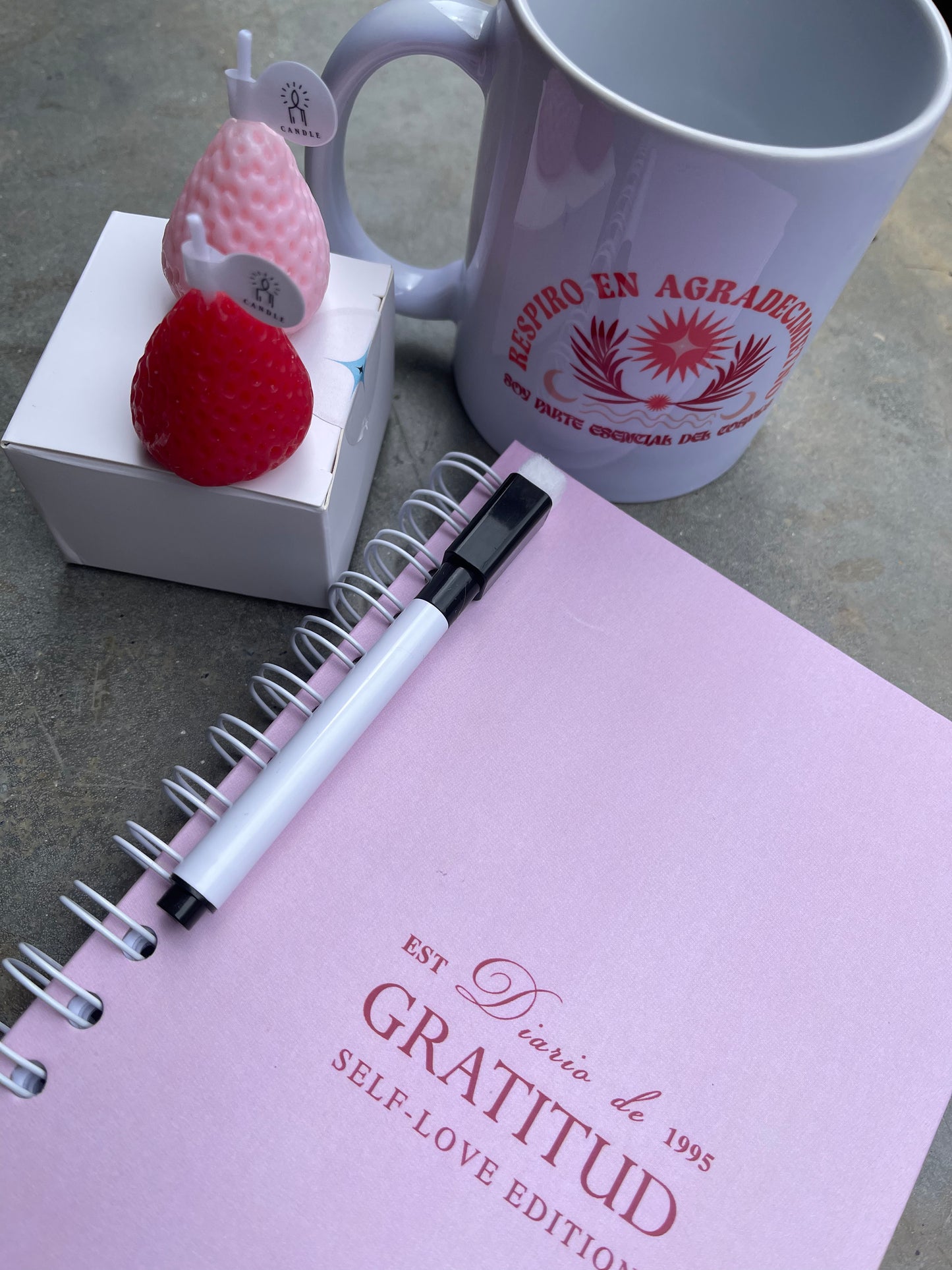 Kit: Agradecimiento + Vela + Taza